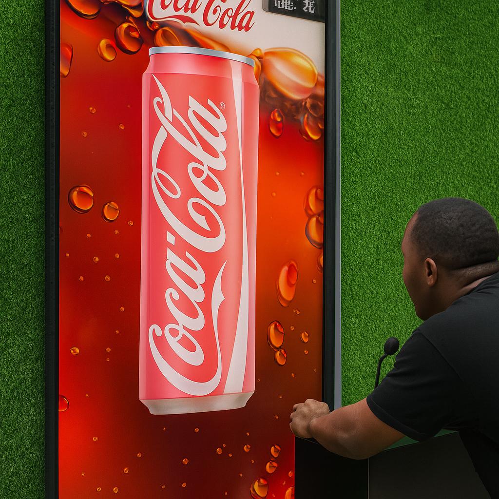 people playing the Interactive Scream Game at an event in Dubai, cheering and shouting to control to win the game